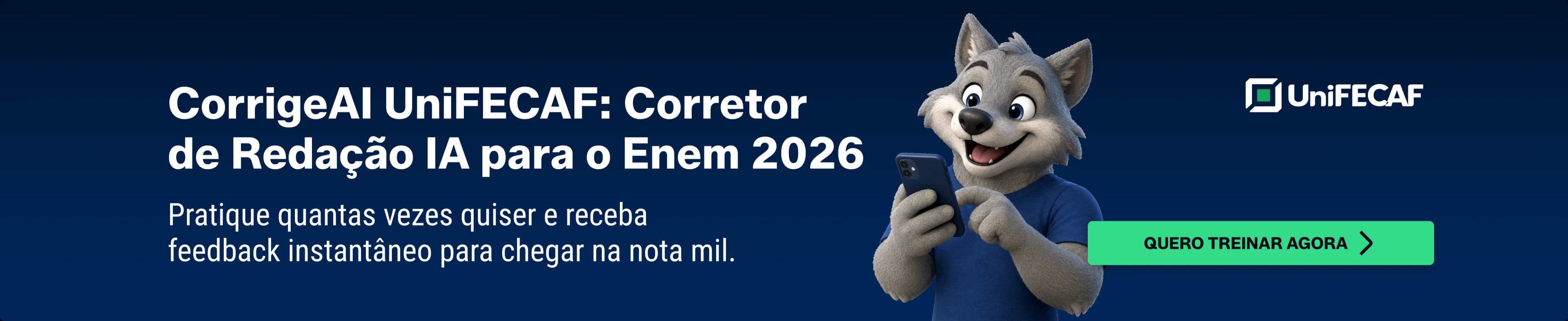 CorrigeAI, corretor gratuito de redação do Enem da UniFECAF
