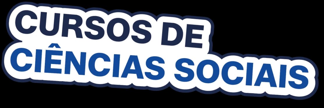 Sticker de cursos de Ciências Sociais
