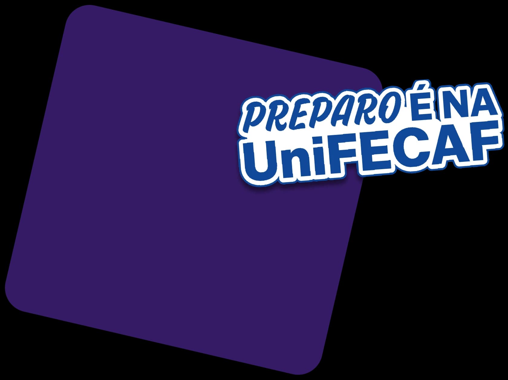 Sticker Preparo é na UniFECAF
