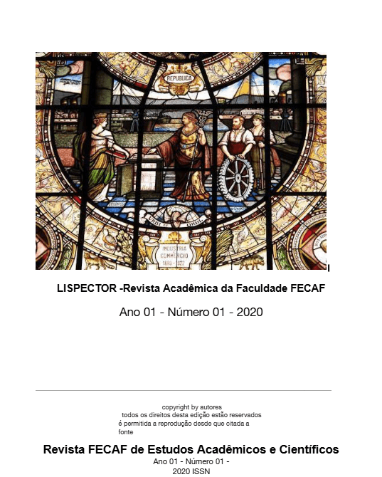 Capa da Revista Lispector ano 1 volume 1