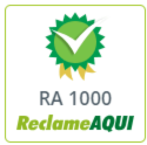 Selo RA1000 do ReclameAqui
