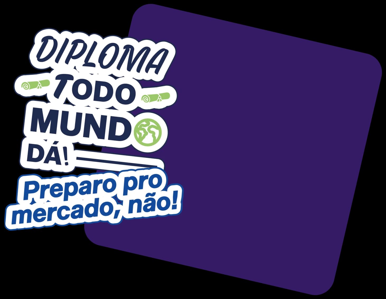 Sticker Diploma todo mundo dá