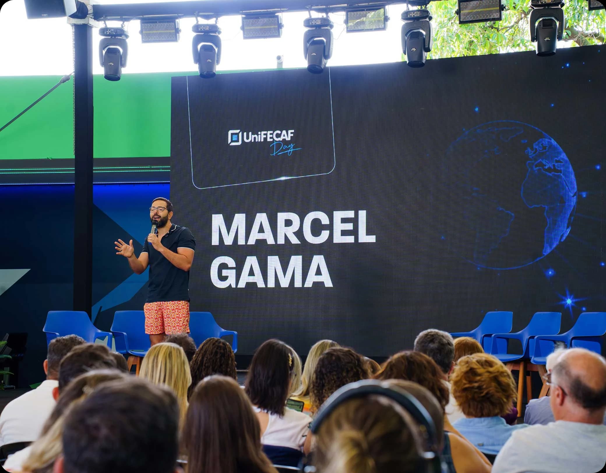 Imagem da tela inicial da página Quem Somos da UniFECAF