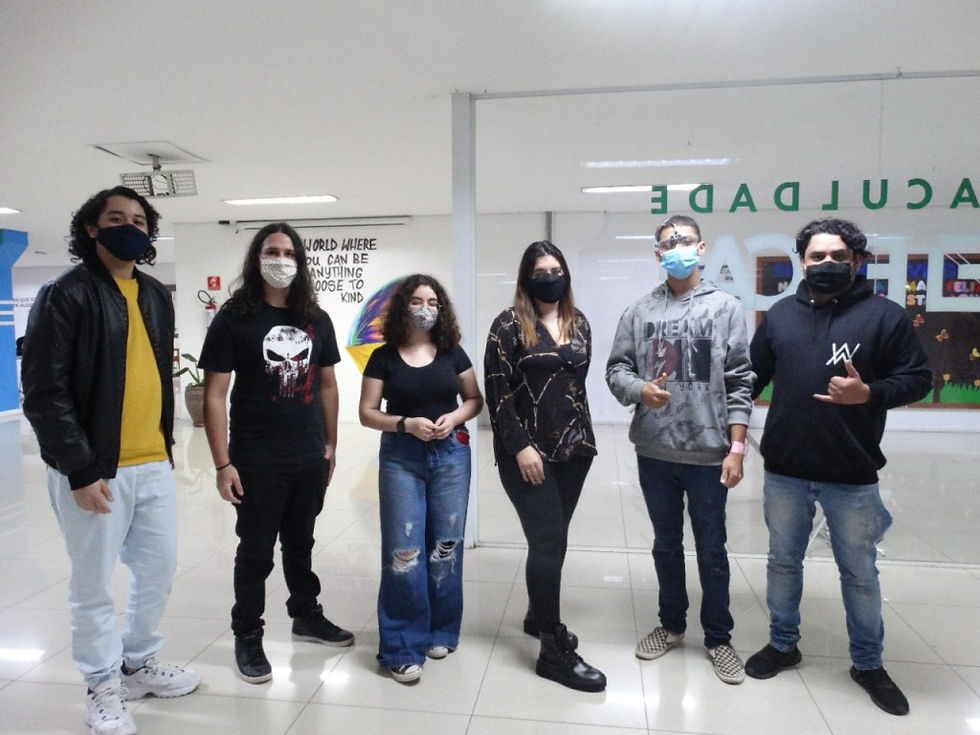 Alunos fizeram óculos para deficientes visuais